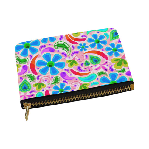 floral pattern 1116 D Carry-All Pouch 12.5''x8.5''
