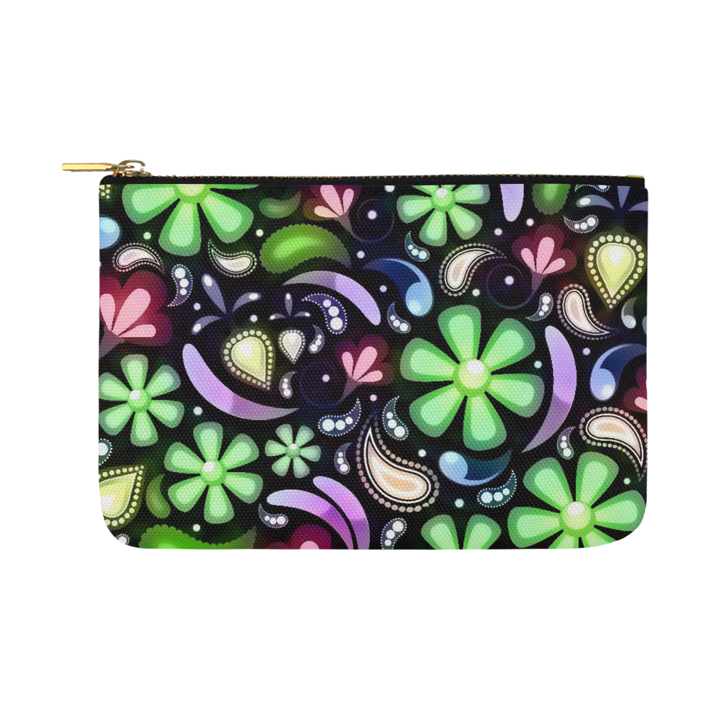 floral pattern 1116 C Carry-All Pouch 12.5''x8.5''