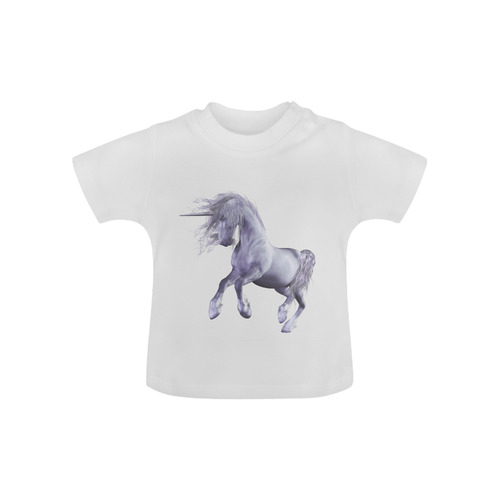 A dreamlike unicorn wades through the water Baby Classic T-Shirt (Model T30)