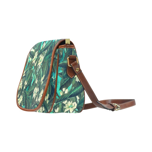 flowers Saddle Bag/Large (Model 1649)