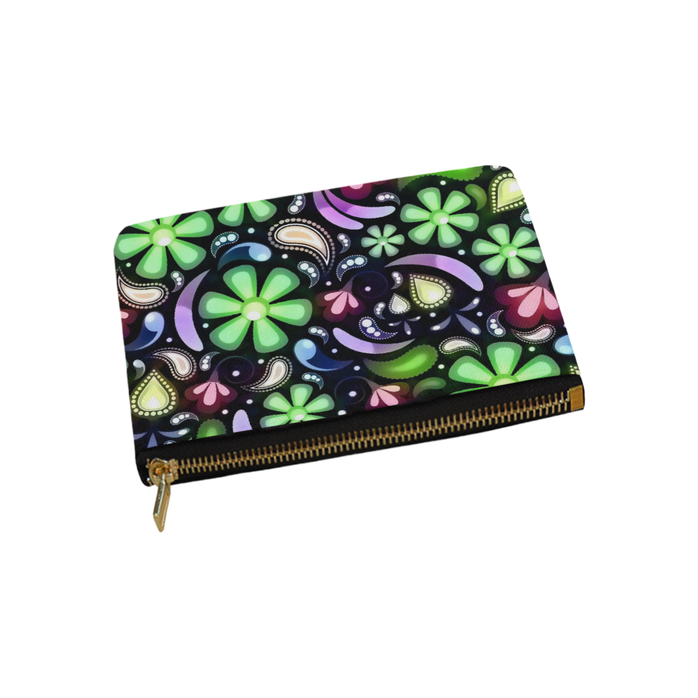 floral pattern 1116 C Carry-All Pouch 9.5''x6''