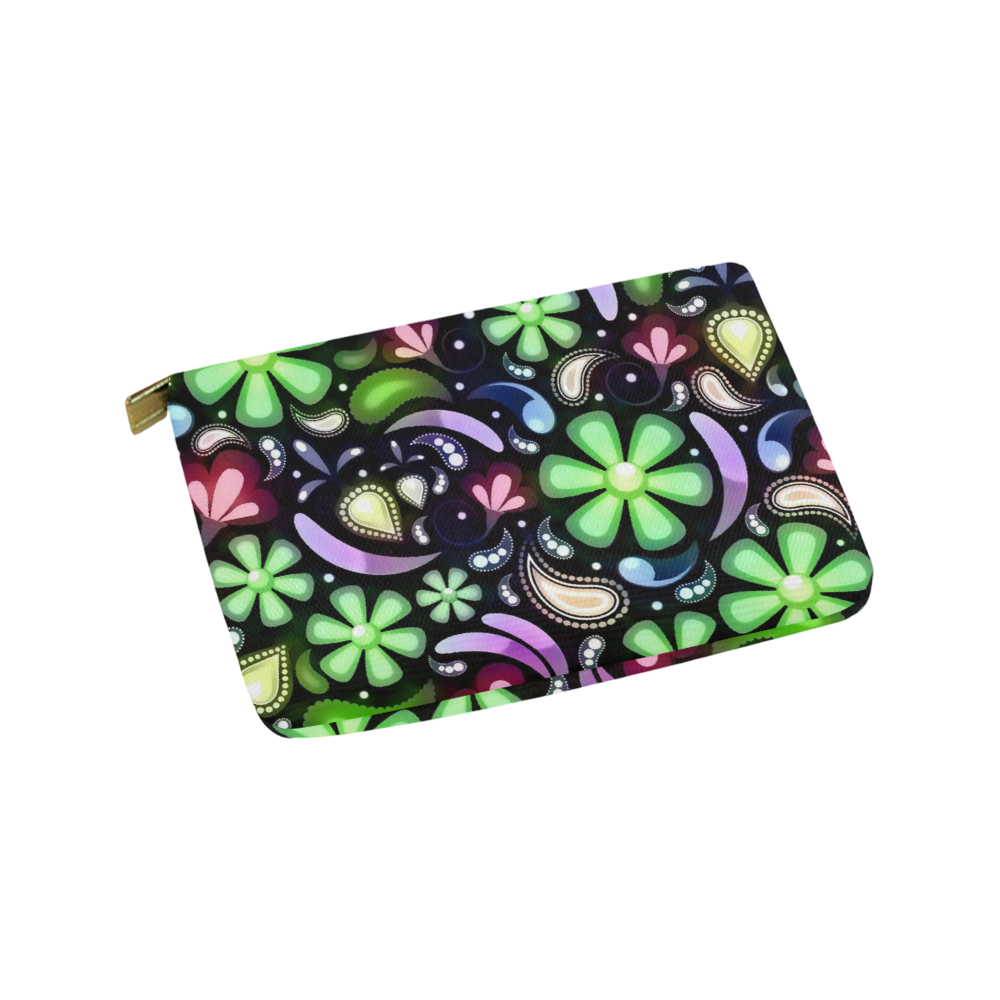 floral pattern 1116 C Carry-All Pouch 9.5''x6''