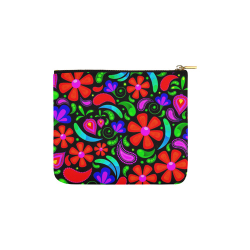 floral pattern 1116 B Carry-All Pouch 6''x5''