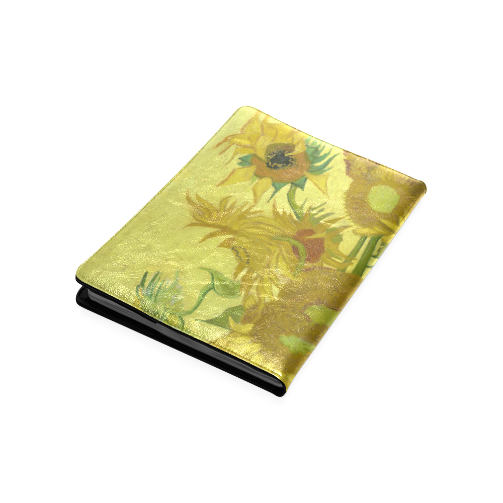 Van Gogh Sunflowers Floral Fine Art Custom NoteBook B5