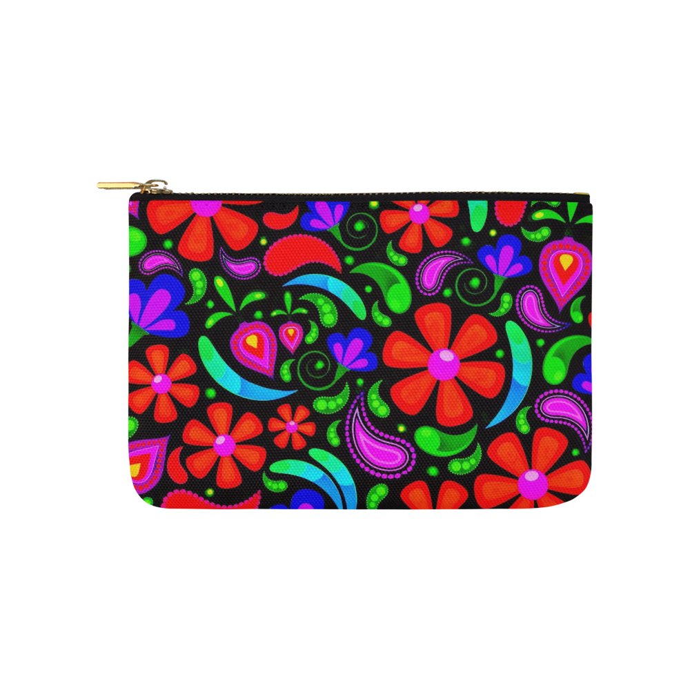 floral pattern 1116 B Carry-All Pouch 9.5''x6''