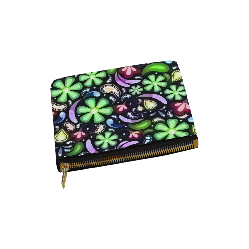 floral pattern 1116 C Carry-All Pouch 6''x5''