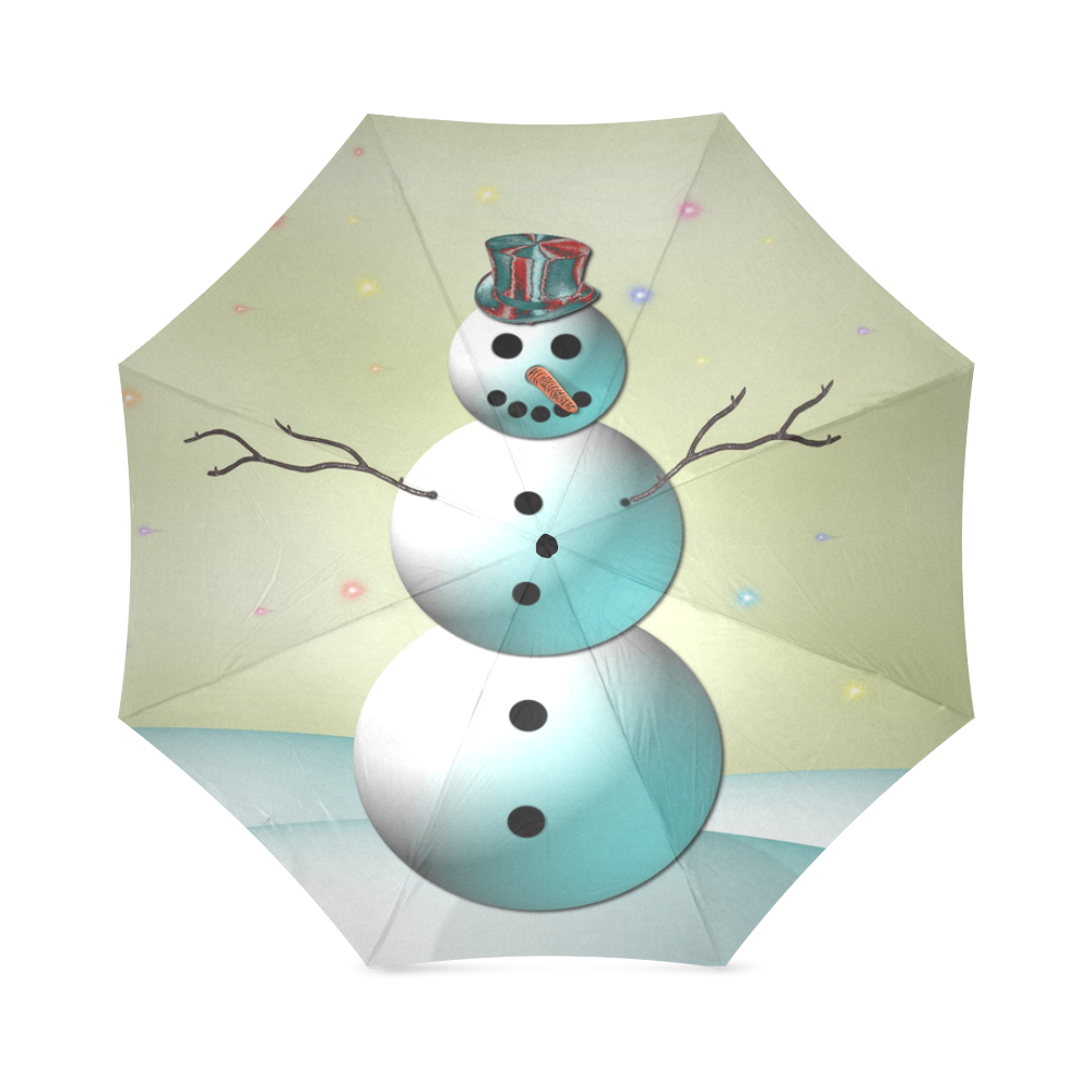 Snowman Foldable Umbrella (Model U01)