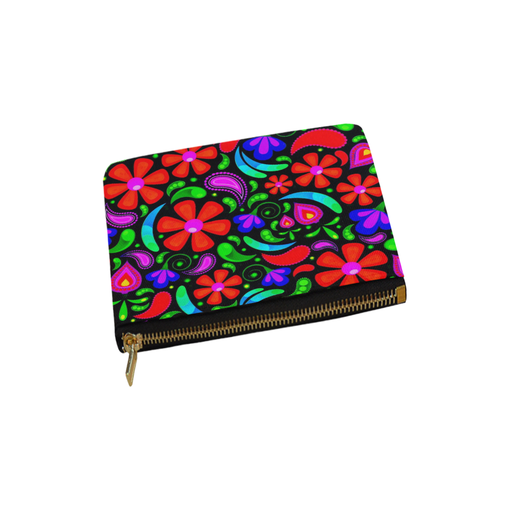 floral pattern 1116 B Carry-All Pouch 6''x5''