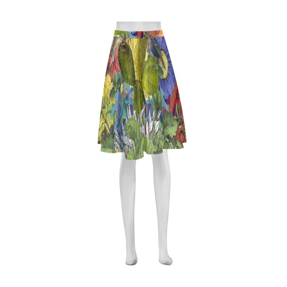 collage_enbandeja_lehaim Athena Women's Short Skirt (Model D15)