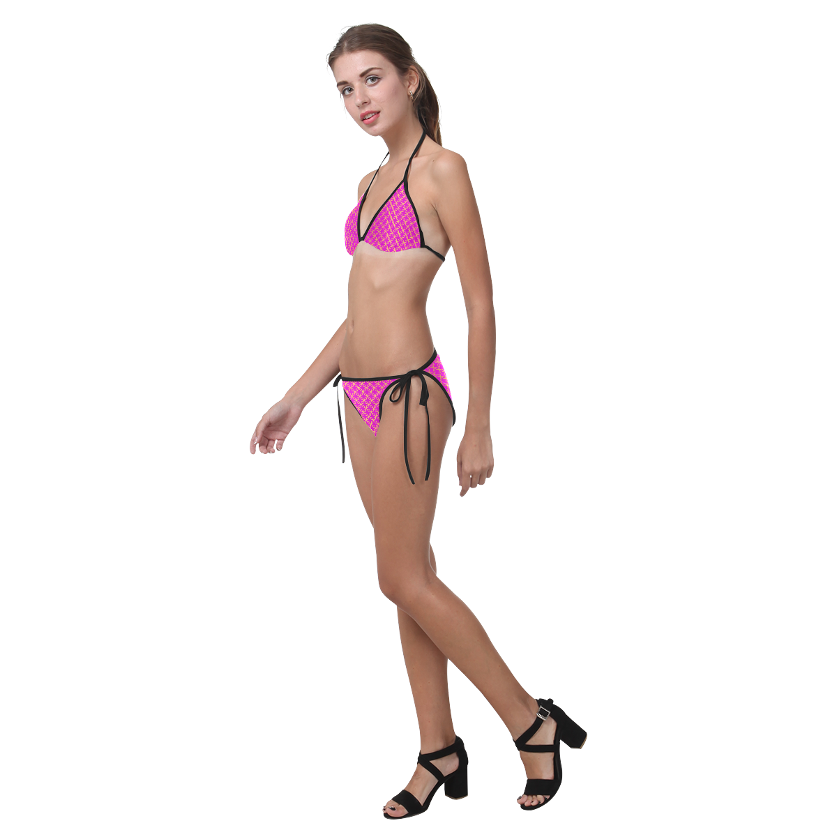 solid 9 Custom Bikini Swimsuit (Model S01)