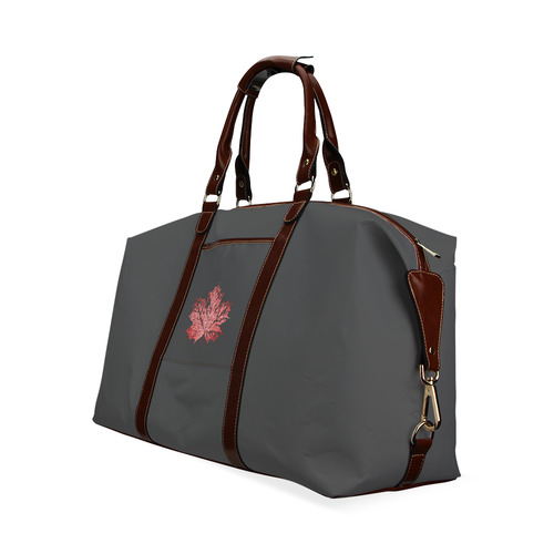 Maple Leaf Red Classic Travel Bag (Model 1643) Remake