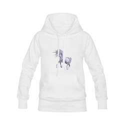 A dreamlike unicorn wades through the water Men's Classic Hoodie (Remake) (Model H10)