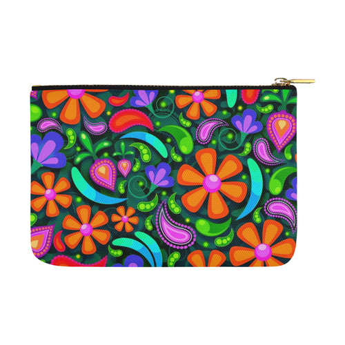 floral pattern 1116 A Carry-All Pouch 12.5''x8.5''