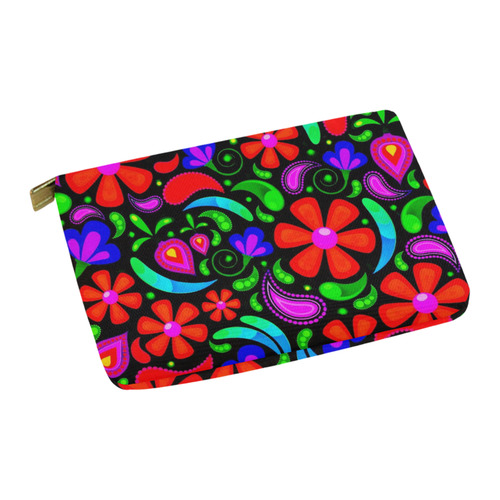 floral pattern 1116 B Carry-All Pouch 12.5''x8.5''