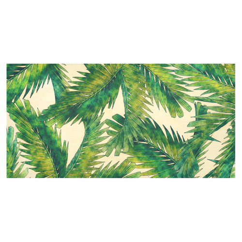 palms Cotton Linen Tablecloth 60"x120"