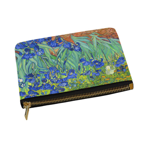 Van Gogh Irises Fine Floral Art Carry-All Pouch 12.5''x8.5''
