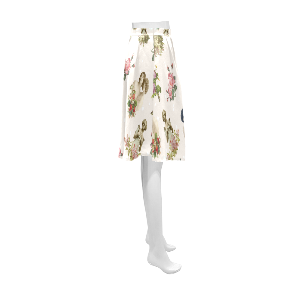 PILLOW Athena Women's Short Skirt (Model D15)