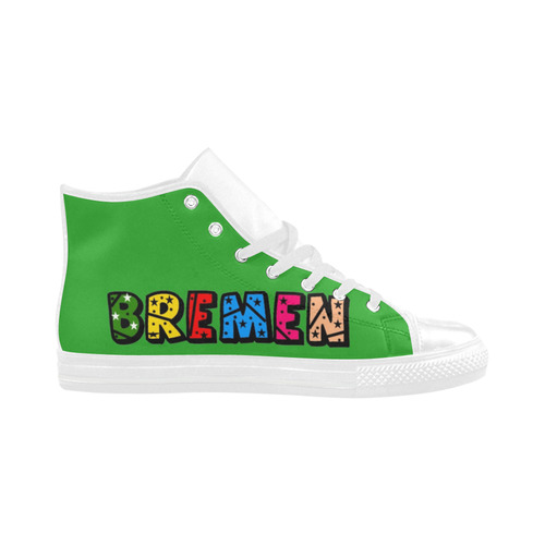 Bremen by Popart Lover Aquila High Top Microfiber Leather Men's Shoes/Large Size (Model 032)