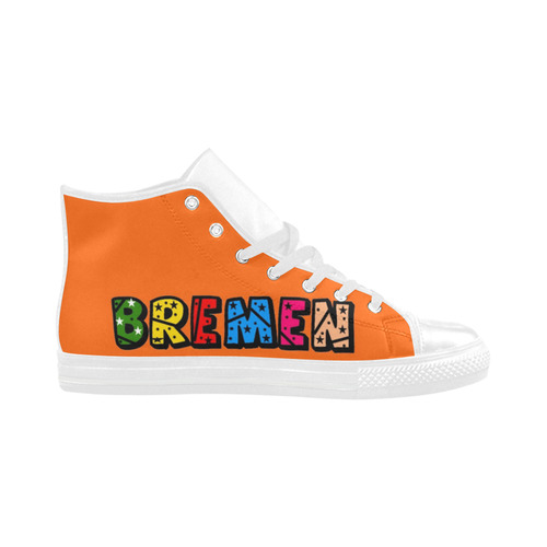 Bremen by Popart Lover Aquila High Top Microfiber Leather Men's Shoes/Large Size (Model 032)
