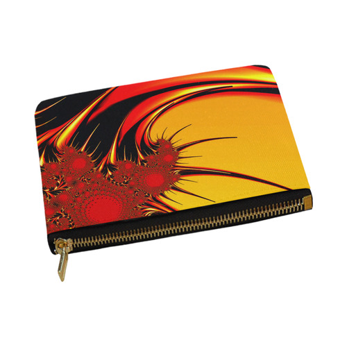 Fractal Sunflowers Floral Abstract Art Carry-All Pouch 12.5''x8.5''