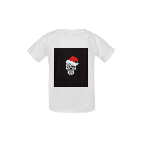 christmas skull 2 Kid's  Classic T-shirt (Model T22)