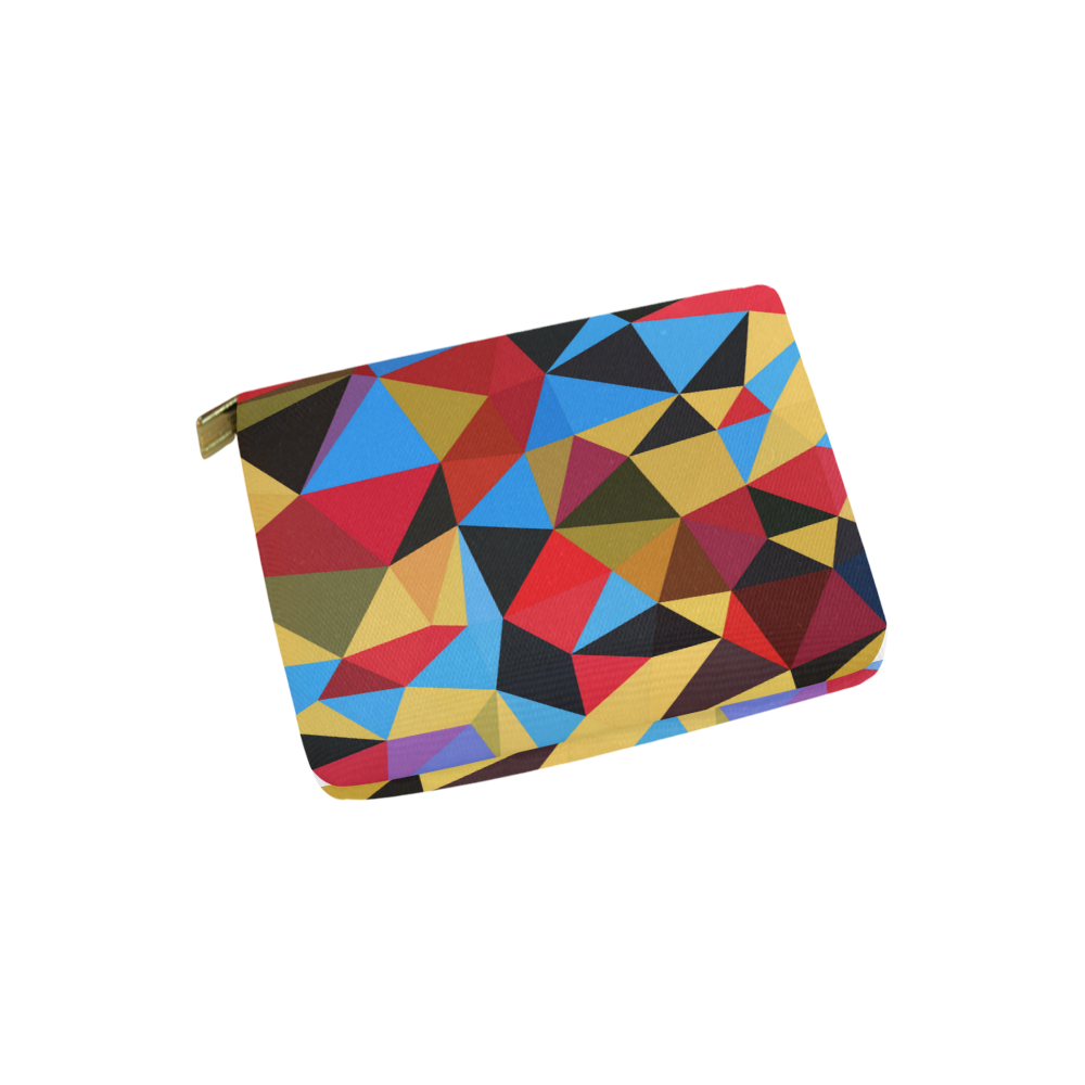 New stylish bag in shop! Vintage triangular blocks design. New art in Shop. Carry-All Pouch 6''x5''
