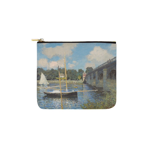 Claude Monet Bridge at Argenteuil Carry-All Pouch 6''x5''