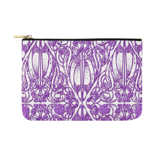 Lace Lilac Carry-All Pouch 12.5''x8.5''