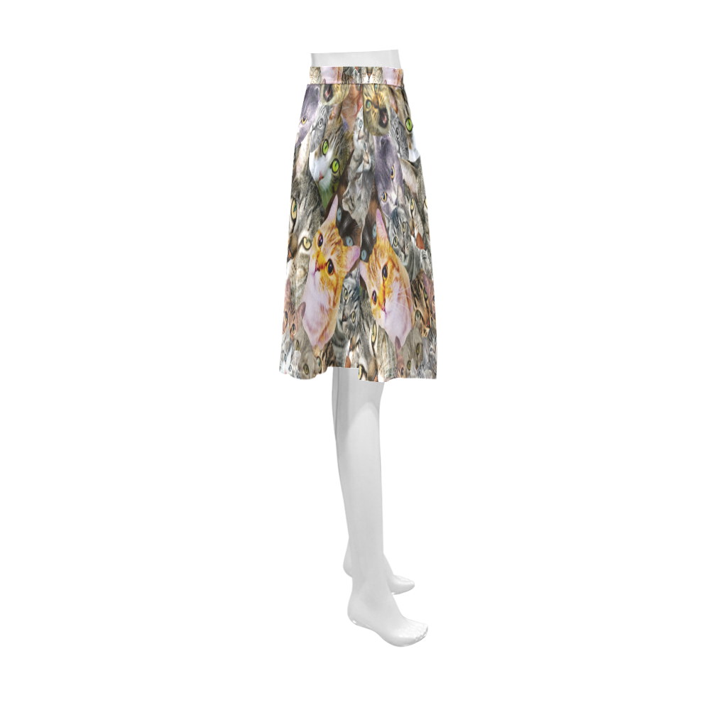 patterngato Athena Women's Short Skirt (Model D15)