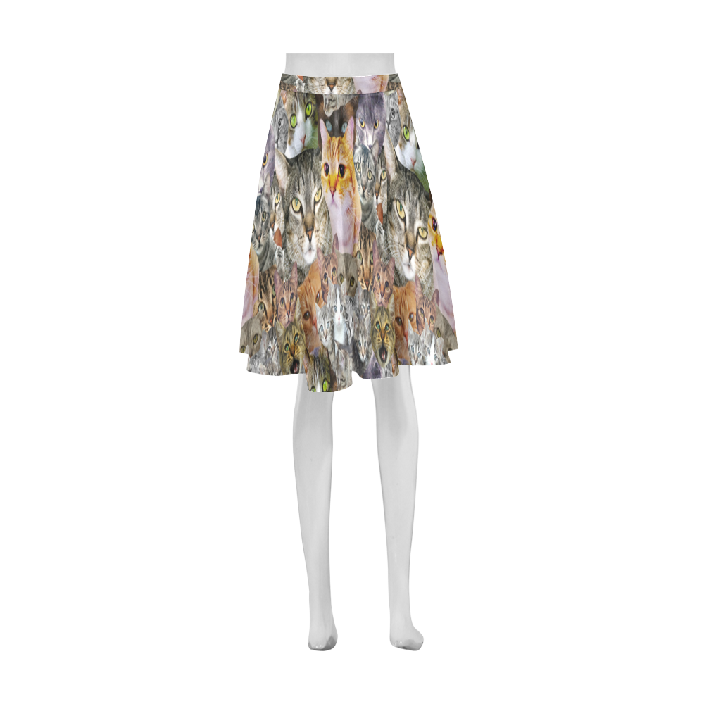 patterngato Athena Women's Short Skirt (Model D15)