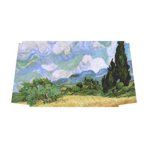 Van Gogh Wheat Field Cypresses Nature Landscape Classic Travel Bag (Model 1643) Remake