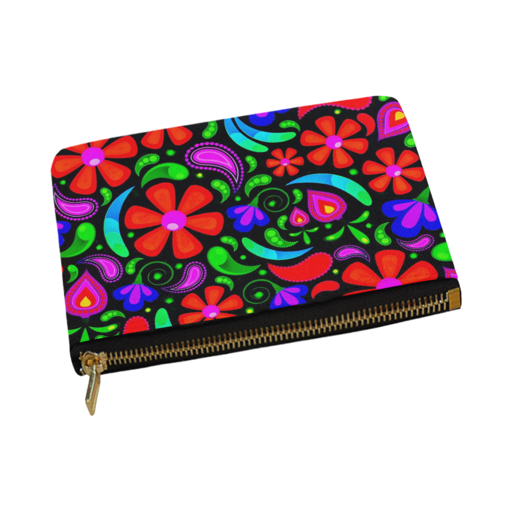 floral pattern 1116 B Carry-All Pouch 12.5''x8.5''