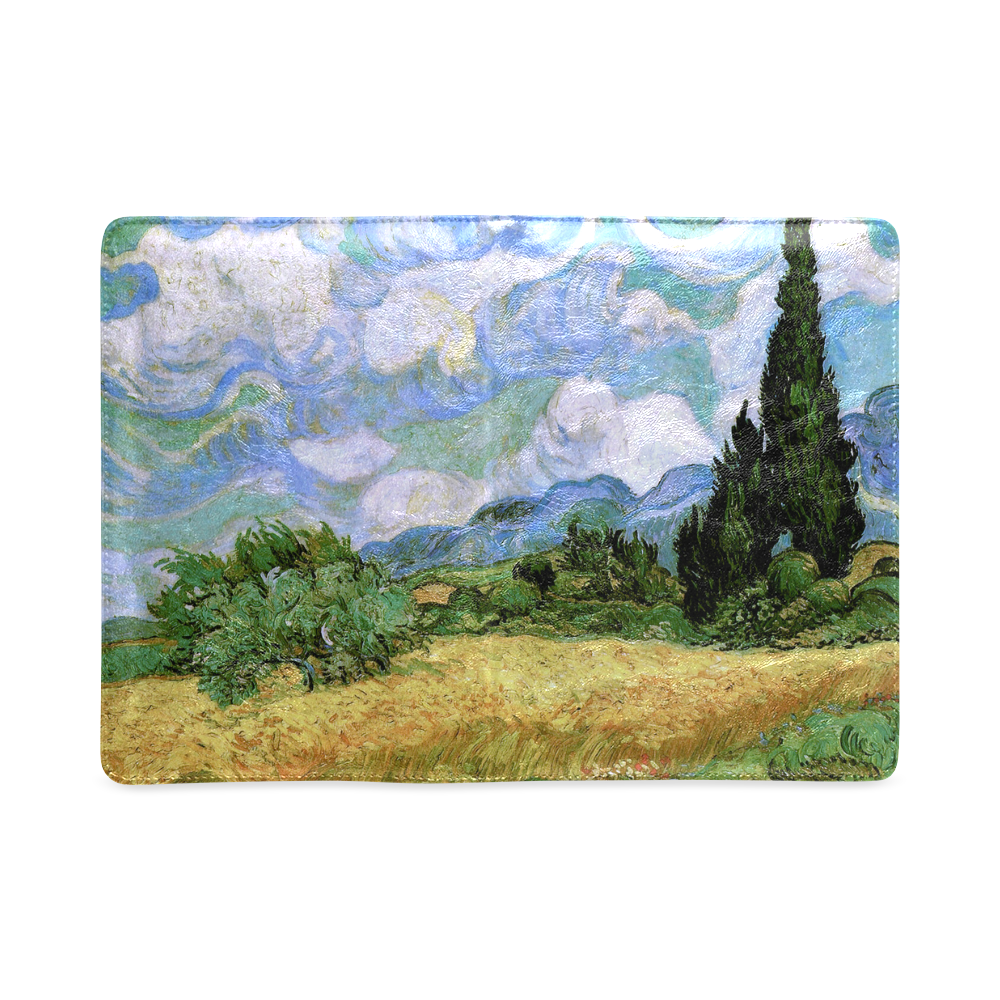 Van Gogh Wheat Field Cypresses Nature Landscape Custom NoteBook A5