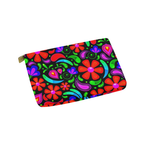 floral pattern 1116 B Carry-All Pouch 9.5''x6''