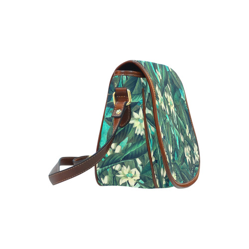 flowers Saddle Bag/Large (Model 1649)