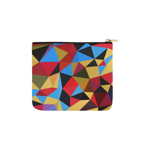 New stylish bag in shop! Vintage triangular blocks design. New art in Shop. Carry-All Pouch 6''x5''
