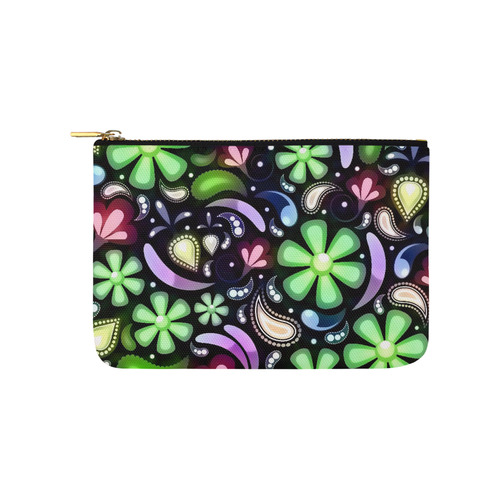 floral pattern 1116 C Carry-All Pouch 9.5''x6''