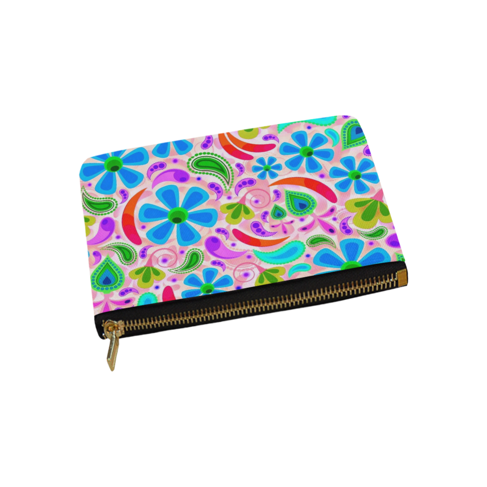 floral pattern 1116 D Carry-All Pouch 9.5''x6''