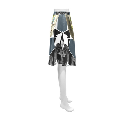 collage_ Growing _ Gloria Saanchez Athena Women's Short Skirt (Model D15)