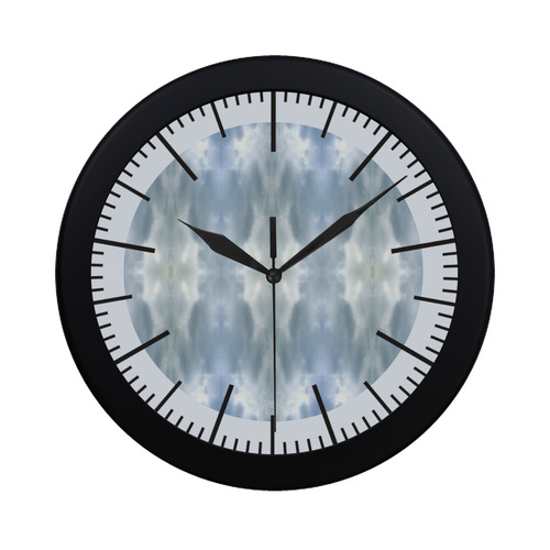 Ice Crystals Abstract Pattern watch circular bar-type hand 10 Circular Plastic Wall clock