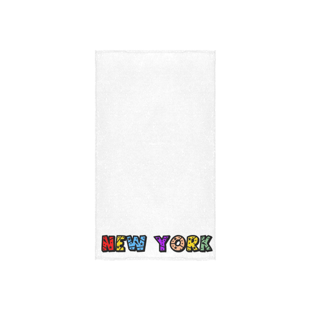 New York by Popart Lover Custom Towel 16"x28"