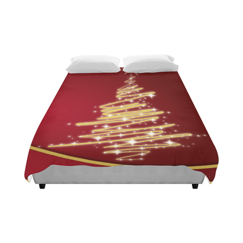 christmas tree red Duvet Cover 86"x70" ( All-over-print)