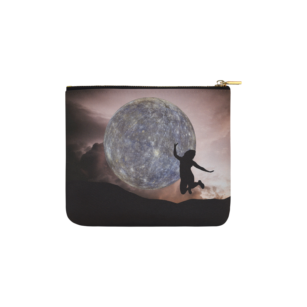 collage_ Dancing with the moon _ gloria sanchez Carry-All Pouch 6''x5''