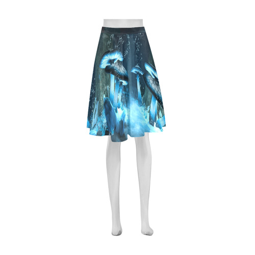 Blue Ice Fairytale World Athena Women's Short Skirt (Model D15)