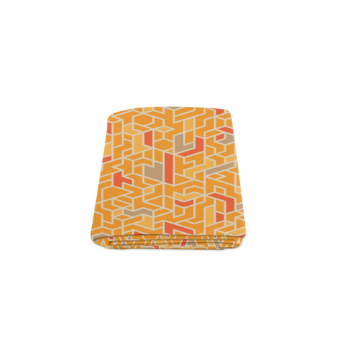 Designers vintage Blanket for bedroom : Orange Blanket 40"x50"