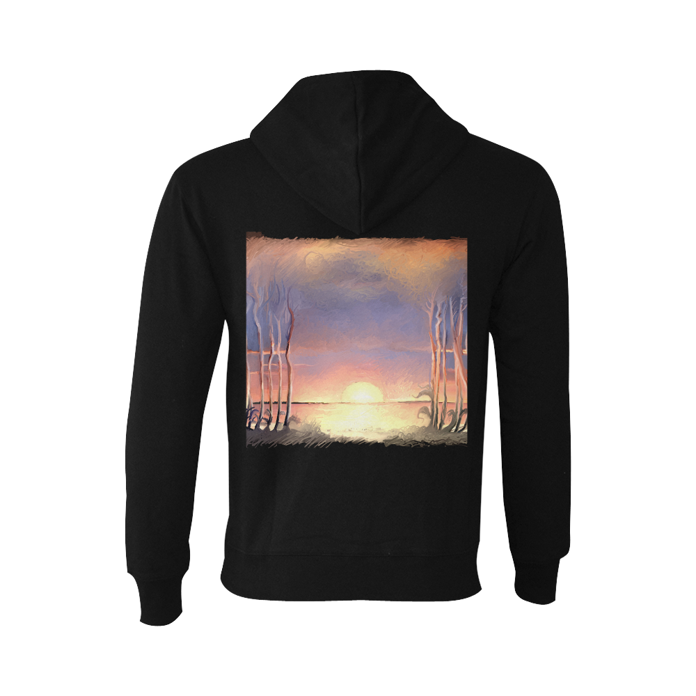 amanecer de fuego Oceanus Hoodie Sweatshirt (NEW) (Model H03)