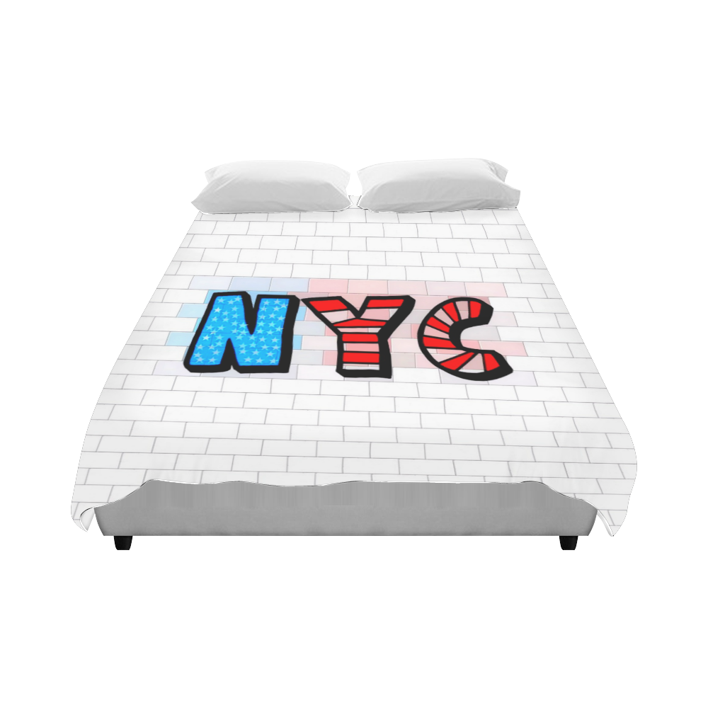 NYC by Popart Lover Duvet Cover 86"x70" ( All-over-print)