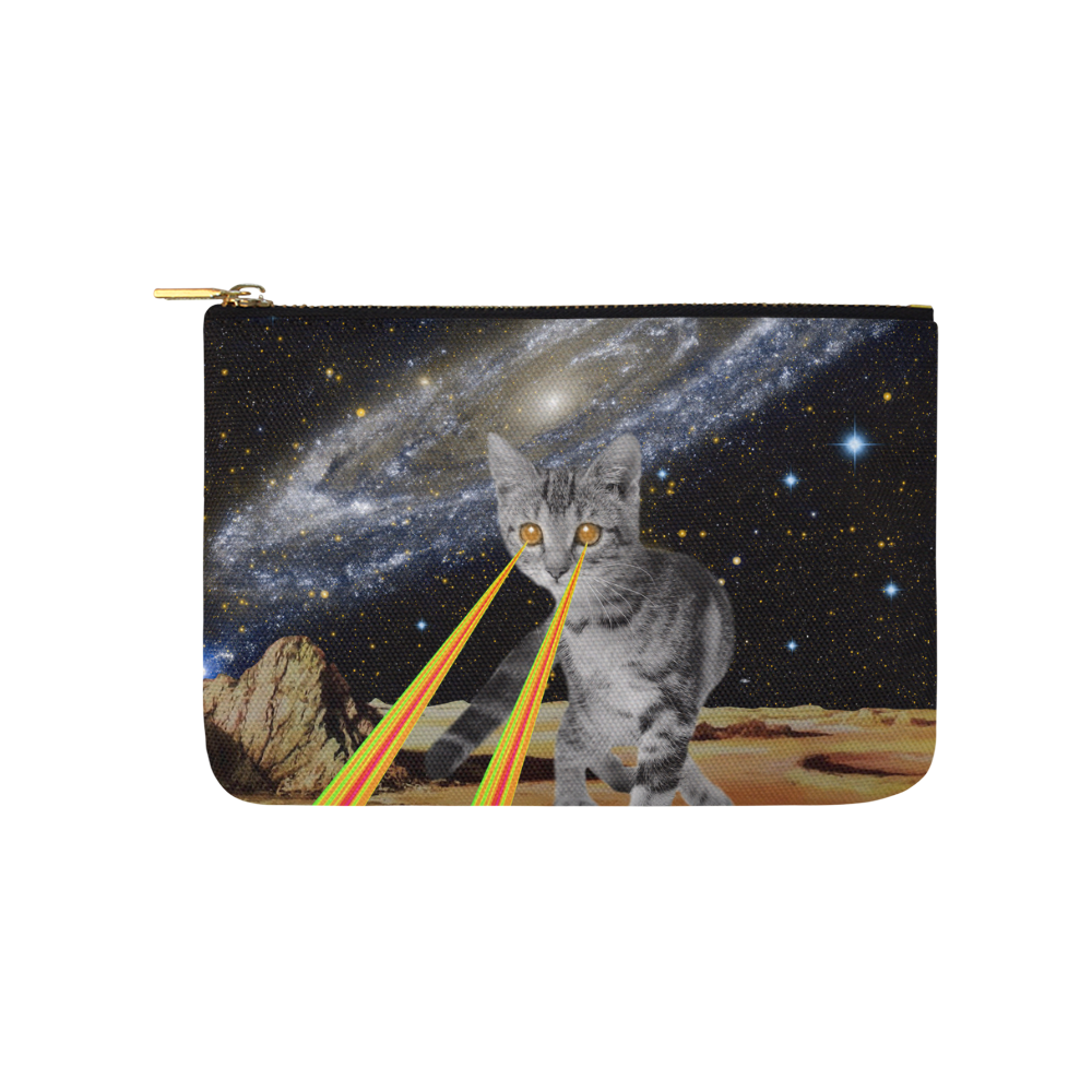 cat space 2 Carry-All Pouch 9.5''x6''