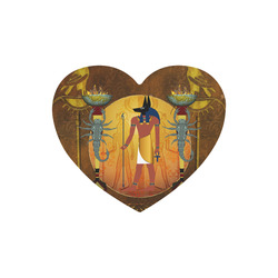 Anubis the egyptian god Heart-shaped Mousepad