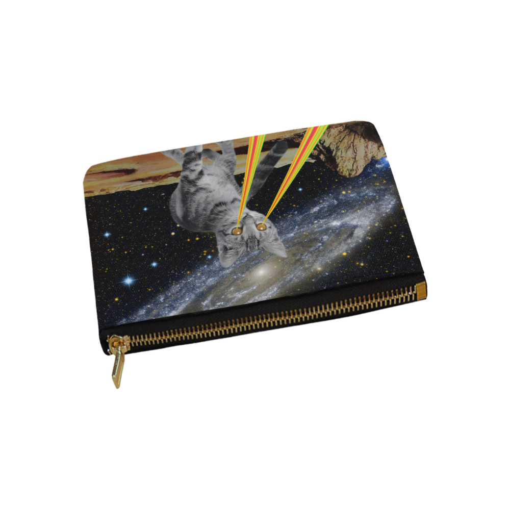 cat space 2 Carry-All Pouch 9.5''x6''